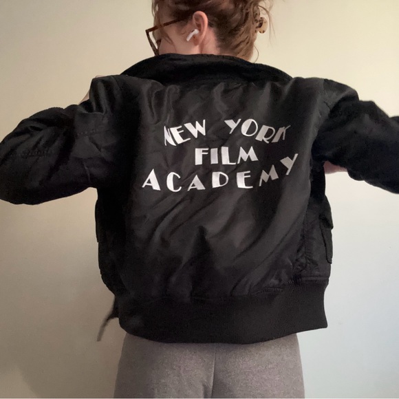 Vintage Jackets & Blazers - New York Film Academy Authentic Bomber Jacket